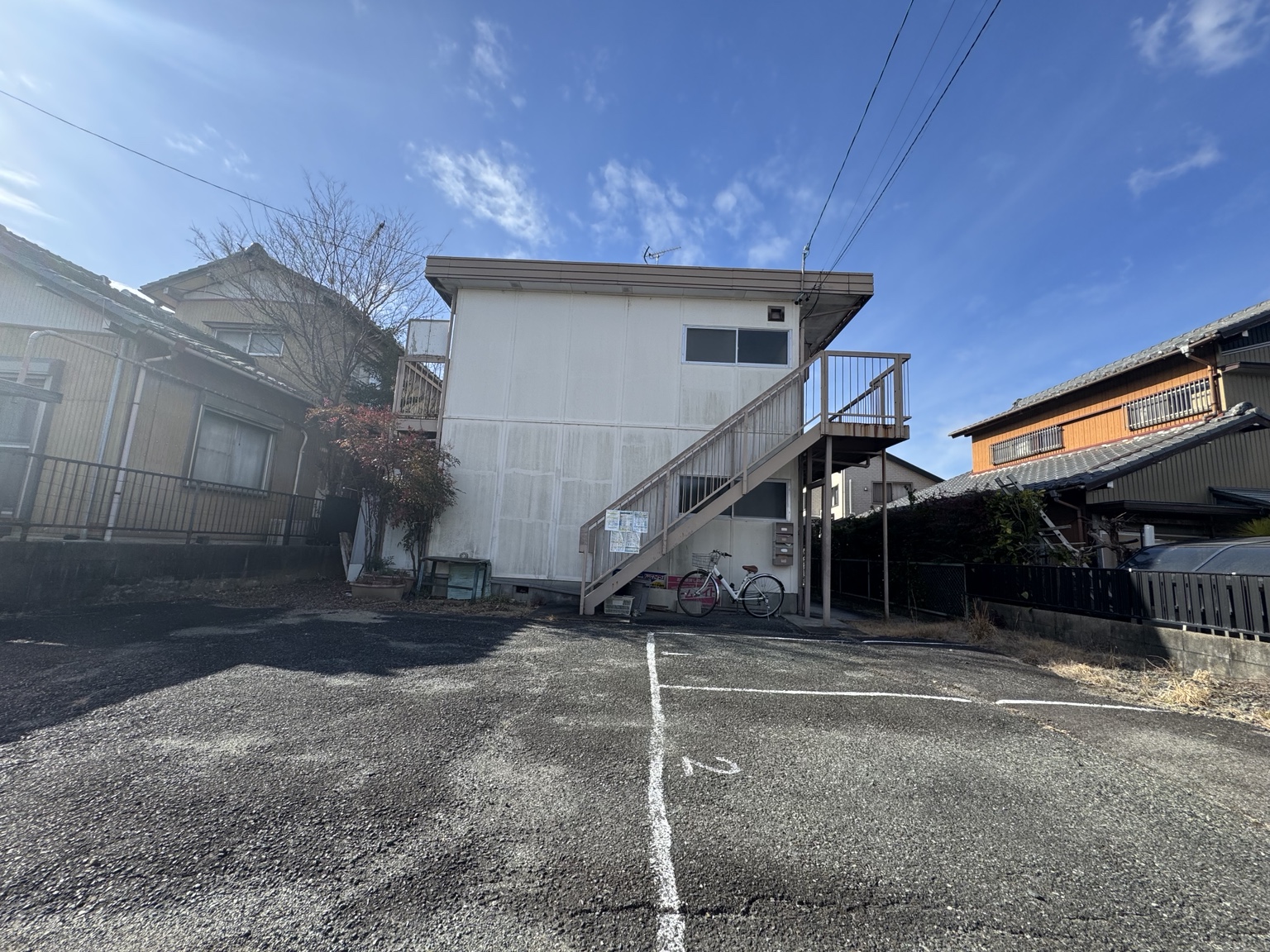 名古屋市天白区の軽量鉄骨造建物の解体工事着工前